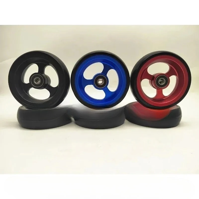 Aluminum Alloy Bearing Hole Diameter 8mm 1 Pair Wheelchair Accessories with Bearings 4-inch Universal Wheel PU Solid Wheel
Aluminum Alloy Bearing Hole Diameter 8mm 1 Pair Wheelchair Accessories with Bearings 4-inch Universal Wheel PU Solid Wheel
