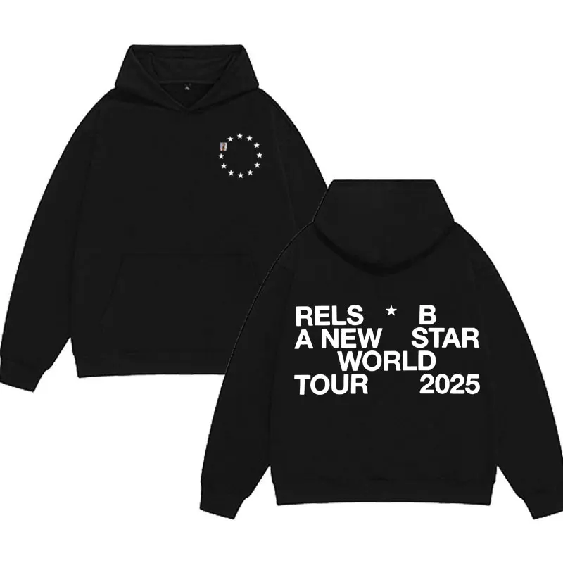 Rels B A New Star World Tour 2025 Merch Hoodies Men's Women Hip Hop Casual Aesthetic Sweatshirts Harajuku Street Loose Pullovers
Rels B A New Star World Tour 2025 Merch Hoodies Men's Women Hip Hop Casual Aesthetic Sweatshirts Harajuku Street Loose Pullovers
