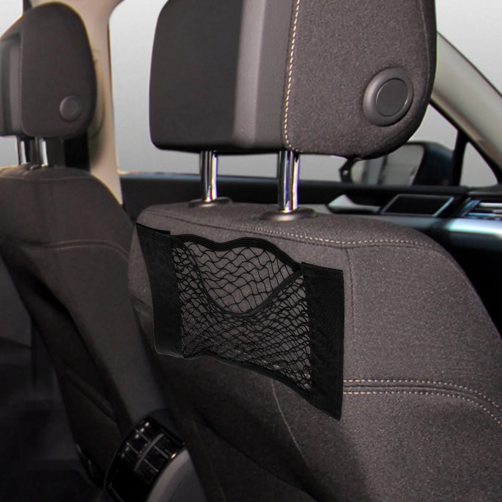 2Pcs Car Storage Net Front Seat Organizer Pocket Large Capacity Elastic Mesh Universal for Trunk Car Organizer
2Pcs Car Storage Net Front Seat Organizer Pocket Large Capacity Elastic Mesh Universal for Trunk Car Organizer