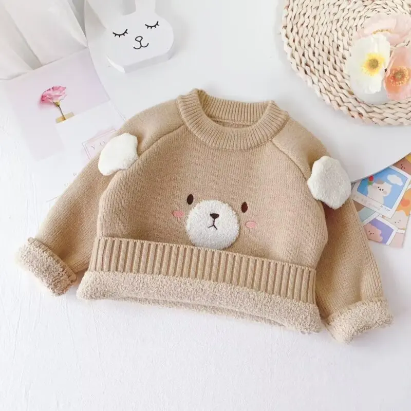 Spring Autumn Boys Girls Sweater Round Neck Long Sleeved Cartoon Top Fashionable Cute Infant Toddler
Spring Autumn Boys Girls Sweater Round Neck Long Sleeved Cartoon Top Fashionable Cute Infant Toddler