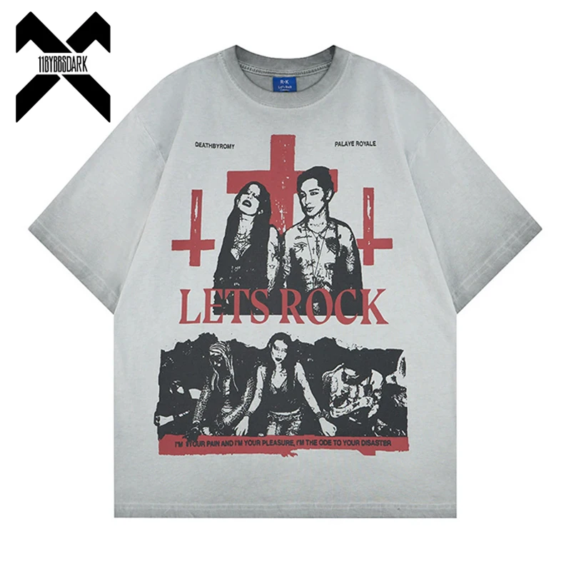 Vintage Print Graphic T-Shirt Washed Streetwear Men's High Street Loose Short Sleeve Tshirt Tops Tees
Vintage Print Graphic T-Shirt Washed Streetwear Men's High Street Loose Short Sleeve Tshirt Tops Tees
