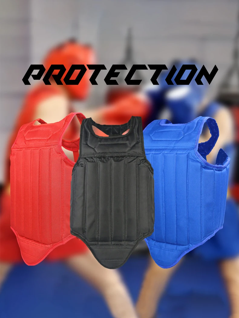Sanda chest protector, Taekwondo combat armor, impact resistant chest protector, chest and shoulder protector
Sanda chest protector, Taekwondo combat armor, impact resistant chest protector, chest and shoulder protector