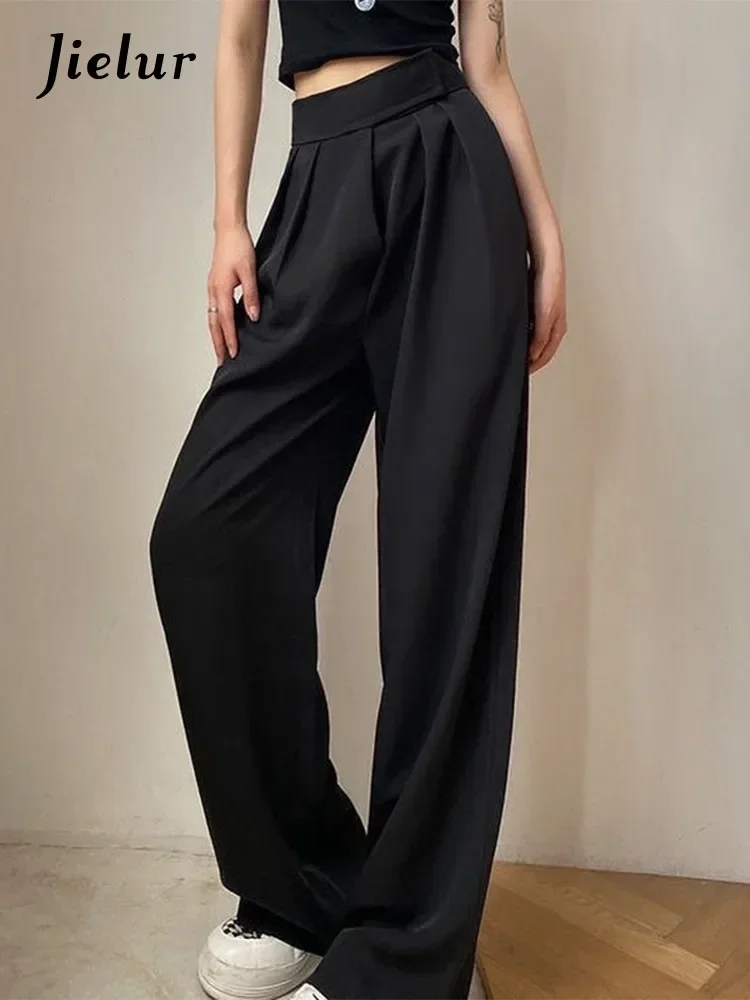 Jielur Gray Classic Suit Wide Leg Women Pants Vintage Palazzo Office Elegant Casual Black Trousers Female High Waist Pants S-Xxl
Jielur Gray Classic Suit Wide Leg Women Pants Vintage Palazzo Office Elegant Casual Black Trousers Female High Waist Pants S-Xxl