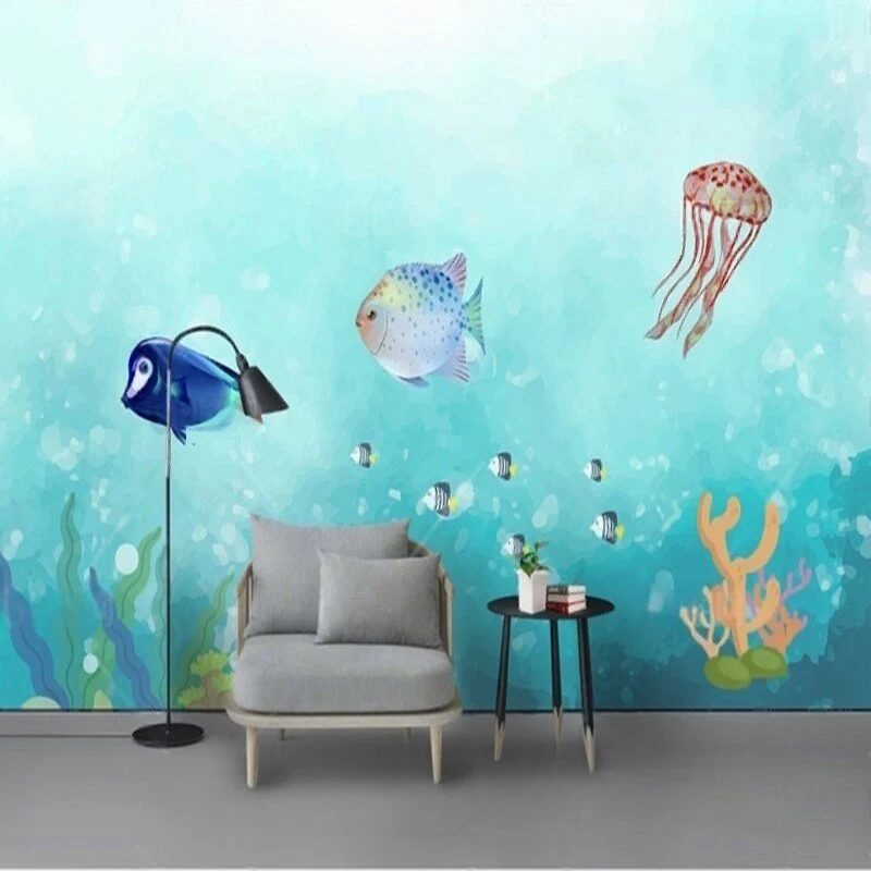 Modern and simple watercolor cartoon children's TV luxurious home decoration bedroom background wall paper
Modern and simple watercolor cartoon children's TV luxurious home decoration bedroom background wall paper