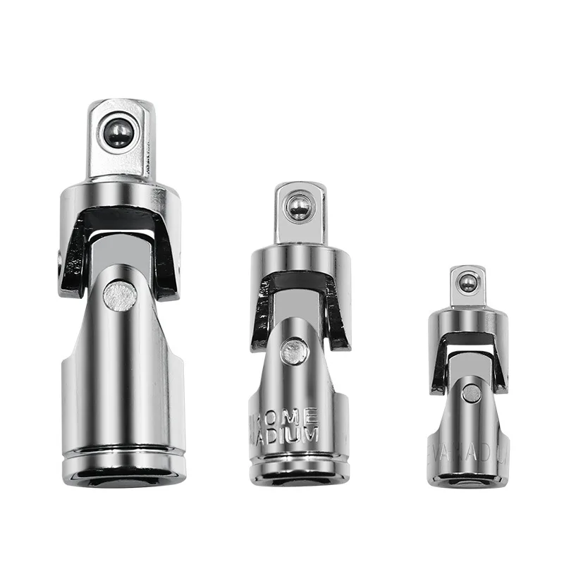 GAOXUN Universal joint 14, 38, 12, three specifications universal adapter socket joint, steering socket wrench joint
GAOXUN Universal joint 14, 38, 12, three specifications universal adapter socket joint, steering socket wrench joint