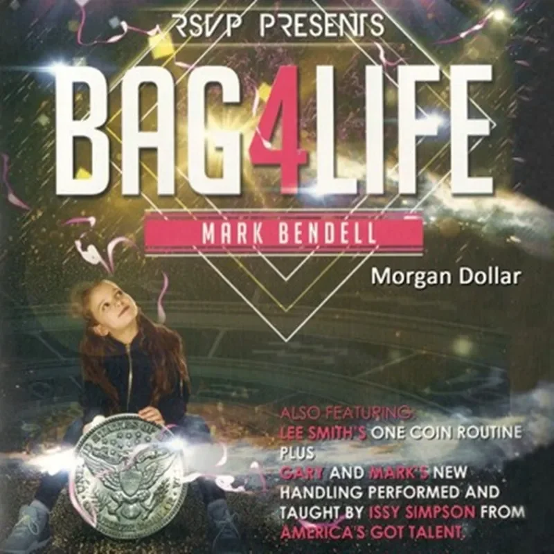 Bag4Life (1 доллар Моргана и DVD) ) Волшебные трюки Сцена крупным планом Магия Веселая сумка для проникновения монет Magie Illusion Трюк Реквизит
Bag4Life (1 доллар Моргана и DVD) ) Волшебные трюки Сцена крупным планом Магия Веселая сумка для проникновения монет Magie Illusion Трюк Реквизит