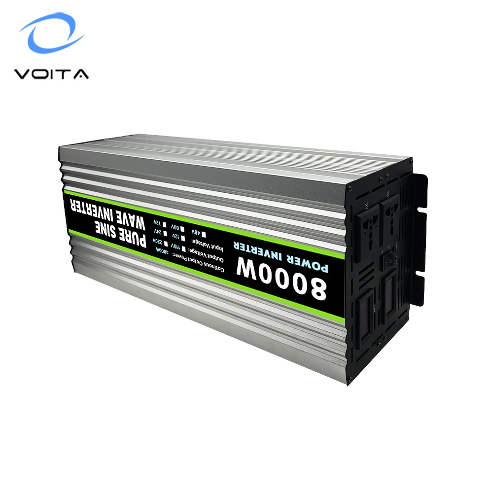 Pure Sine Wave Inverter 8000W 12V/24V 220V High Power Inverter Universal Type Battery Inverter
Pure Sine Wave Inverter 8000W 12V/24V 220V High Power Inverter Universal Type Battery Inverter