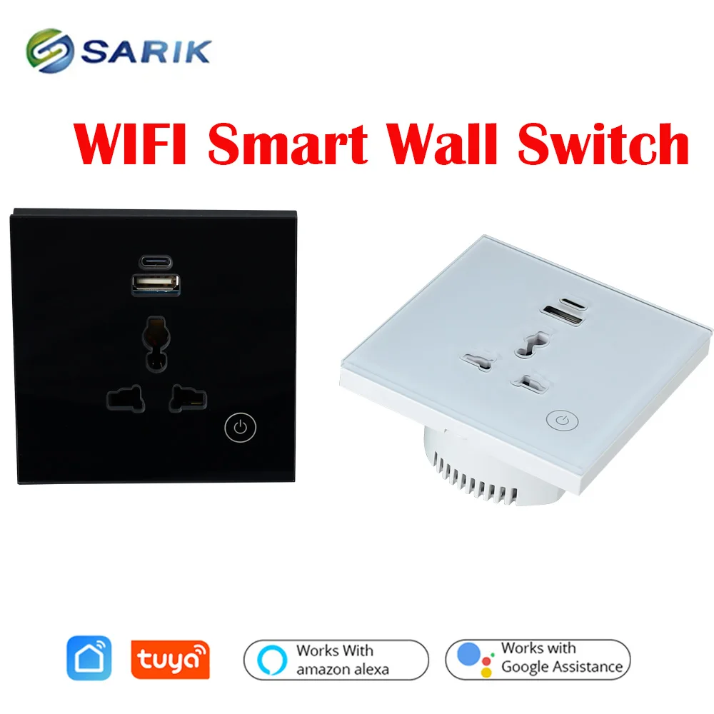 Tuya Smart Appliances Smart Wall Sockets and Switches EU Standard Usb Type-c Power Socket Matter Home Kit Wifi Smart Socket
Tuya Smart Appliances Smart Wall Sockets and Switches EU Standard Usb Type-c Power Socket Matter Home Kit Wifi Smart Socket