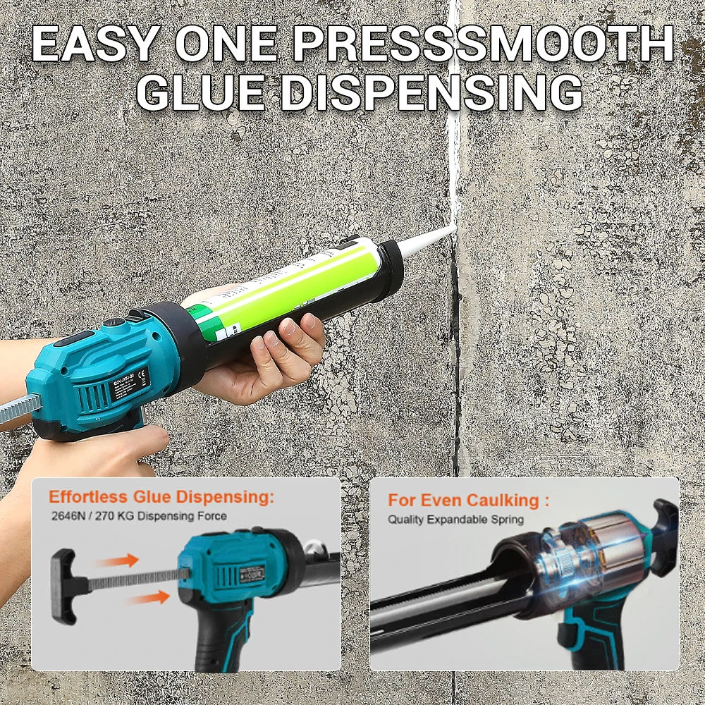 Electric Caulking Gun for Makita 18V Battery Cement Glass Adhesive Glue Seal Sealant Tool Wireless Glass Glue Gun
Electric Caulking Gun for Makita 18V Battery Cement Glass Adhesive Glue Seal Sealant Tool Wireless Glass Glue Gun