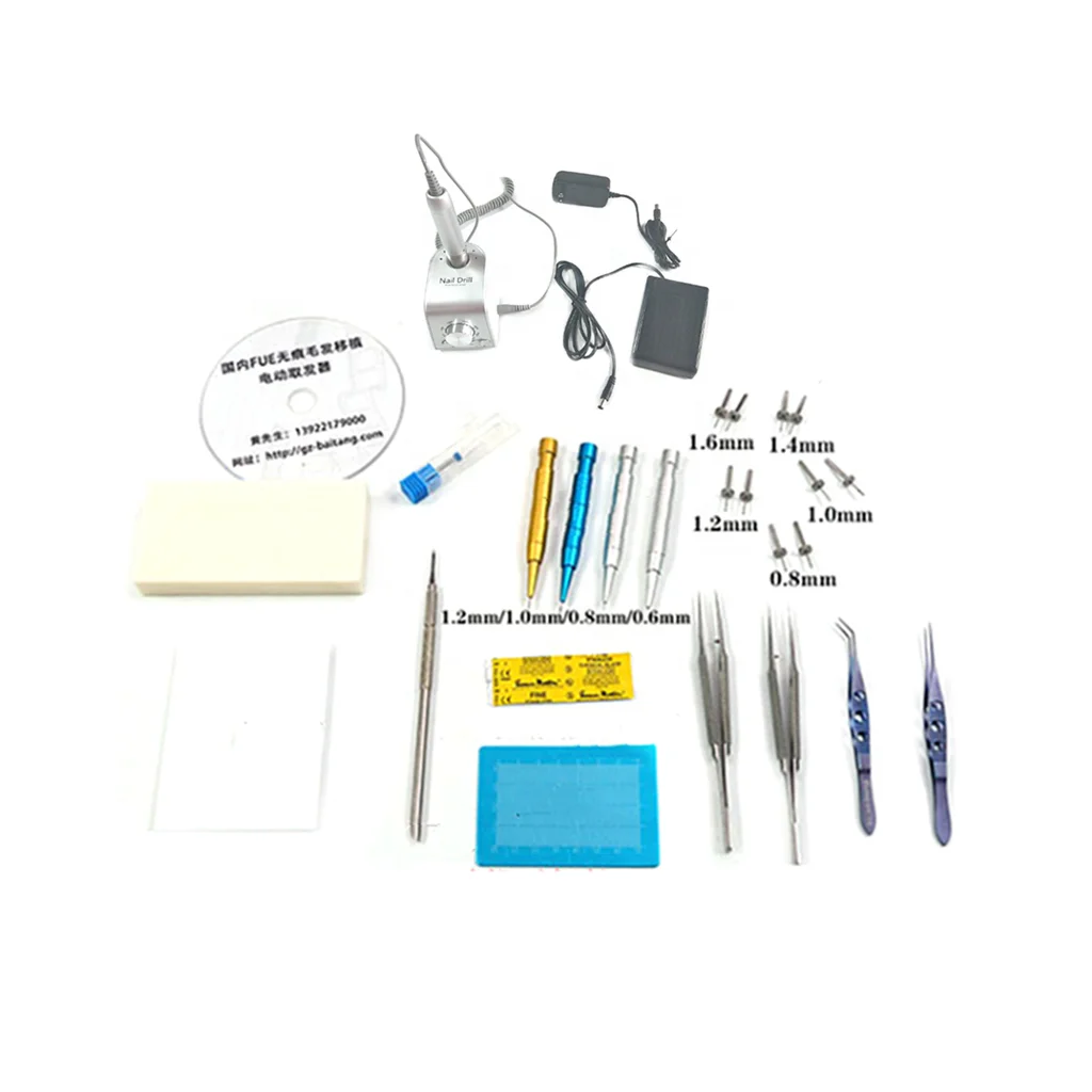 28pcs Hair Transplant Handpiece FUE Drilling Machine Motor Hair Follicle Extractor Hair Transplant Instruments Set
28pcs Hair Transplant Handpiece FUE Drilling Machine Motor Hair Follicle Extractor Hair Transplant Instruments Set