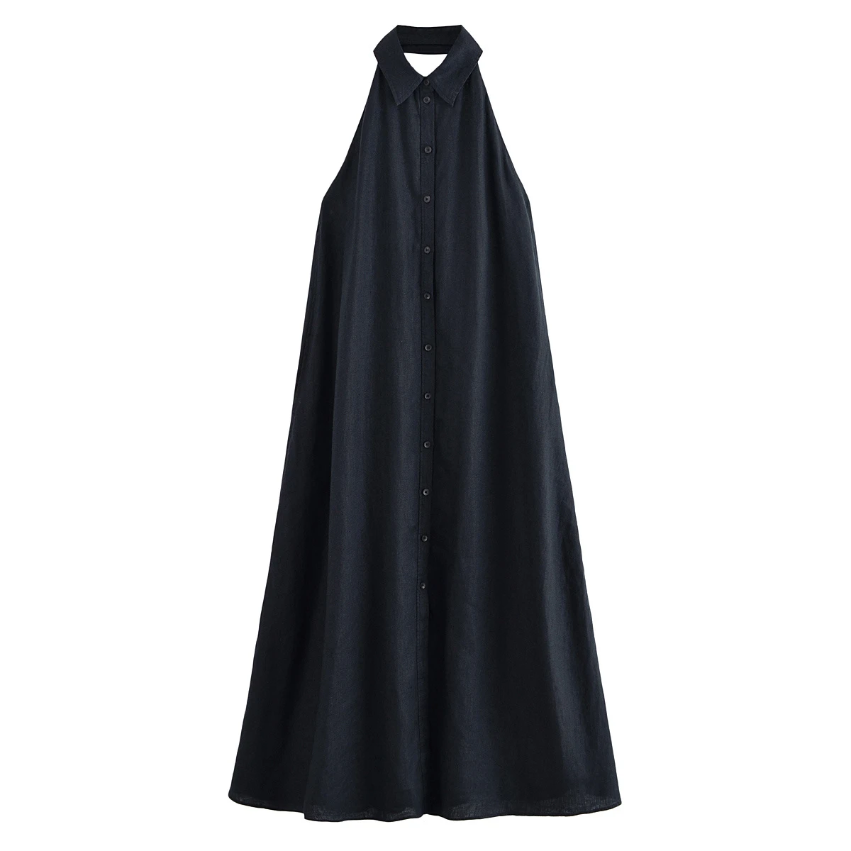 Taop&Za women's clothing 2025 summer new style all-match sexy backless linen halter neck sleeveless dress 2731069
Taop&Za women's clothing 2025 summer new style all-match sexy backless linen halter neck sleeveless dress 2731069