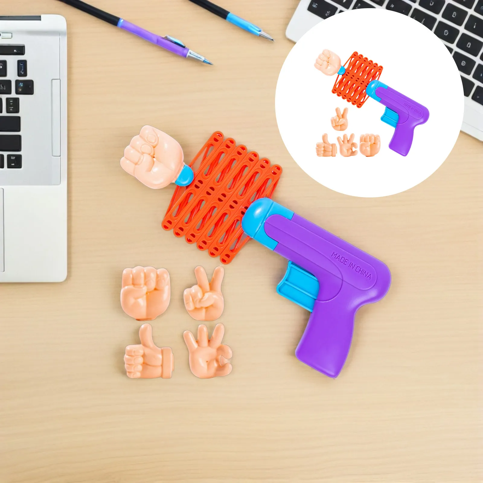 1Set Retractable Spring Telescopic Fists Stress Reliever Prank Props for Office Kids Party Indoor Fun Creative Fist Shooter
1Set Retractable Spring Telescopic Fists Stress Reliever Prank Props for Office Kids Party Indoor Fun Creative Fist Shooter