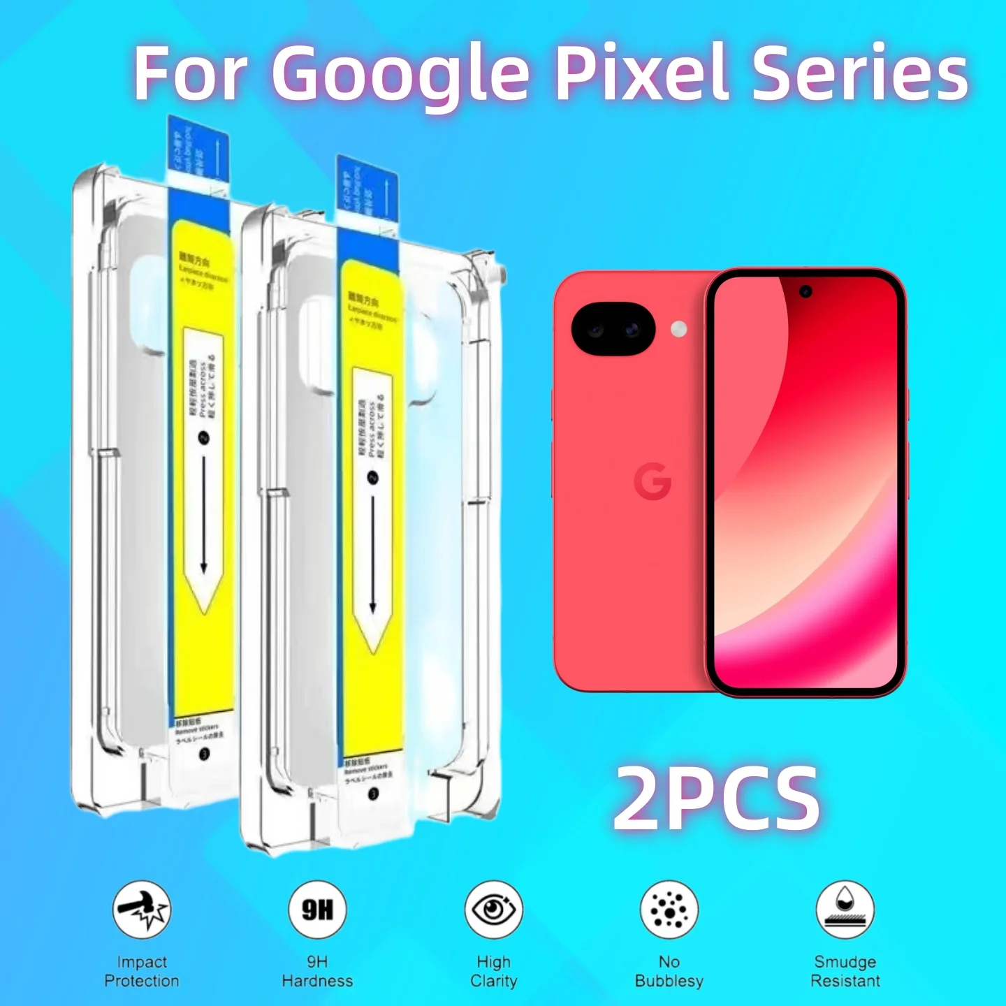 2PCS Screen Protector Tempered Glass For Google Pixel 10a 10 9XL 9 8a 8 7 7a 6a Pro 5G Protective Easy Install Auto-Dust Kit
2PCS Screen Protector Tempered Glass For Google Pixel 10a 10 9XL 9 8a 8 7 7a 6a Pro 5G Protective Easy Install Auto-Dust Kit