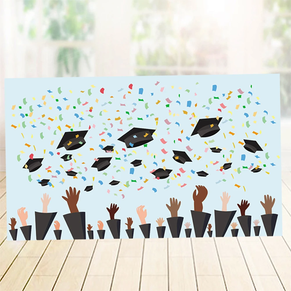 3D Graduation Season Blackboard Photo Background 90X150Cm Portable Photography Backdrop Washable Durable Wrinkle Free
3D Graduation Season Blackboard Photo Background 90X150Cm Portable Photography Backdrop Washable Durable Wrinkle Free