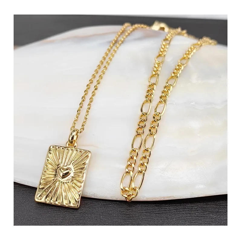 Retro Double-layer Necklace, Geometric Metal Wind-plated Real Gold Pendant, Fashionable and Versatile Temperament
Retro Double-layer Necklace, Geometric Metal Wind-plated Real Gold Pendant, Fashionable and Versatile Temperament