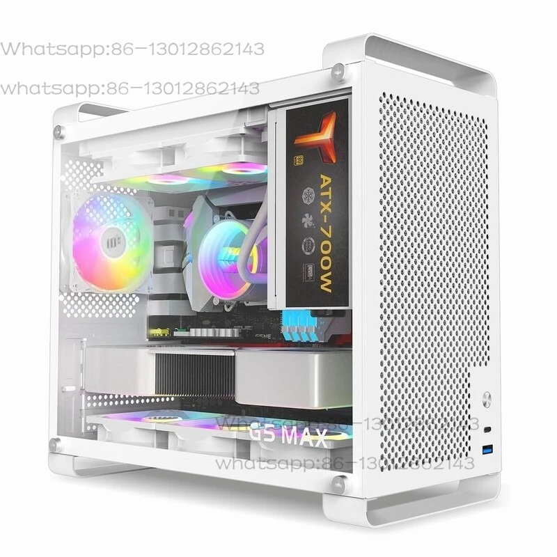 G5MAX chassis matx white chassis black side transparent desktop mini ITX small computer empty chassis power supply
G5MAX chassis matx white chassis black side transparent desktop mini ITX small computer empty chassis power supply