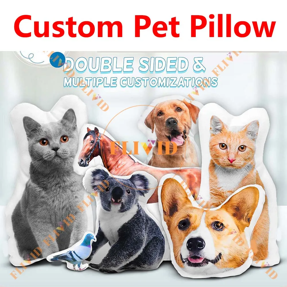 Custom 3D Pet Dog Cat Pillow Animals Photo Pillow Funny Cushion Stuffed Picture Customization Sofa Car Cushion
Custom 3D Pet Dog Cat Pillow Animals Photo Pillow Funny Cushion Stuffed Picture Customization Sofa Car Cushion