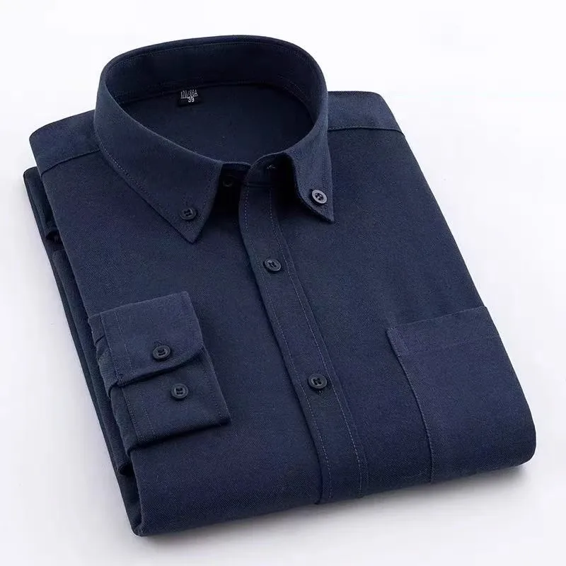 Men's Summer 2026 Oxford Cloth Long Sleeve Shirt Casual Loose Workwear Classic Style Color Business Shirt for Men
Men's Summer 2026 Oxford Cloth Long Sleeve Shirt Casual Loose Workwear Classic Style Color Business Shirt for Men
