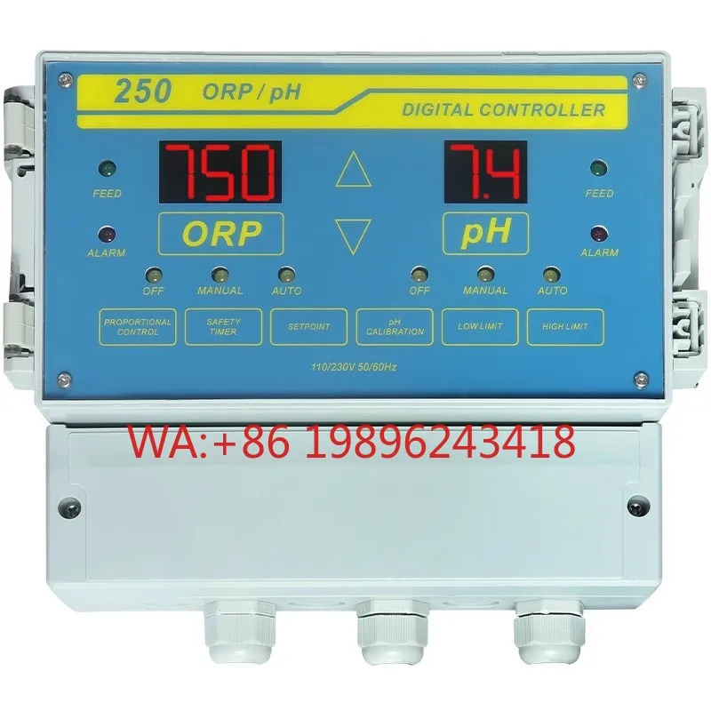 Automatic Intelligent Digital PH ORP Chlorine Tester Swimming Pool Water Quality Monitor
Automatic Intelligent Digital PH ORP Chlorine Tester Swimming Pool Water Quality Monitor