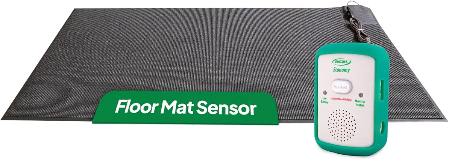 Senior Safety Floor Mat Alarm for Fall Prevention and Anti-Wandering - Complete Economy System
Senior Safety Floor Mat Alarm for Fall Prevention and Anti-Wandering - Complete Economy System