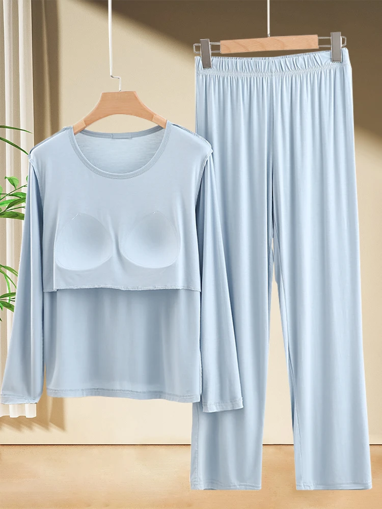 Свободный крой из модала Long Sve Spwear Set, женские осенние домашние хлопковые круглые удобные длинные брюки, повседневная домашняя одежда
Свободный крой из модала Long Sve Spwear Set, женские осенние домашние хлопковые круглые удобные длинные брюки, повседневная домашняя одежда