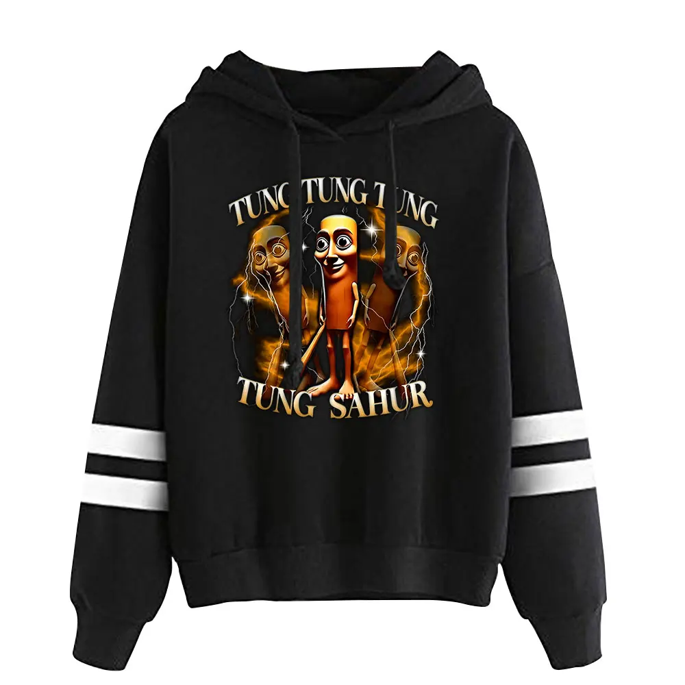 TUNG TUNG TUNG SAHUR Merch Hoodies Pocketless Parallel Bars Sleeve Sweatshirt Casual Clothes Everyday Wear
TUNG TUNG TUNG SAHUR Merch Hoodies Pocketless Parallel Bars Sleeve Sweatshirt Casual Clothes Everyday Wear