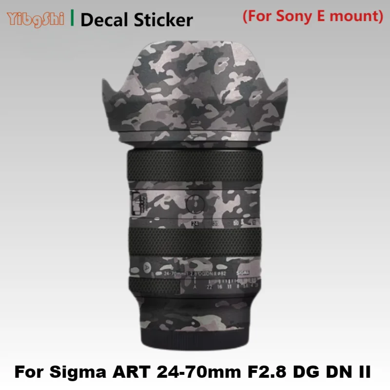 Customized Sticker For Sigma ART 24-70mm F2.8 DG DN II Decal Skin Camera Lens Vinyl Wrap Film Protector Coat 24-70 2.8 F/2.8 II
Customized Sticker For Sigma ART 24-70mm F2.8 DG DN II Decal Skin Camera Lens Vinyl Wrap Film Protector Coat 24-70 2.8 F/2.8 II