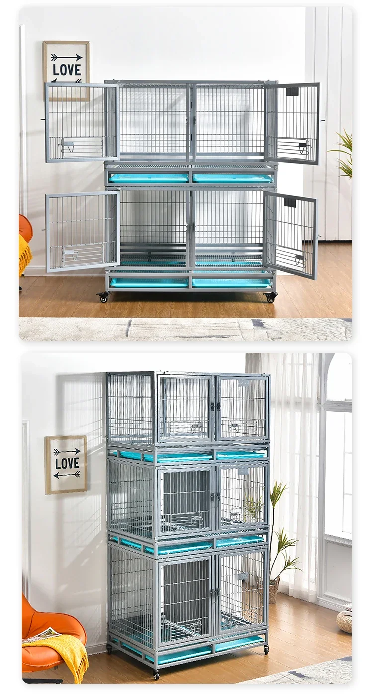 Cage Large Dog Golden Retriever Labrador Indoor and Outdoor Double-door Dogs Cage Small and Medium-sized Dogs Folding Cage Cats
Cage Large Dog Golden Retriever Labrador Indoor and Outdoor Double-door Dogs Cage Small and Medium-sized Dogs Folding Cage Cats