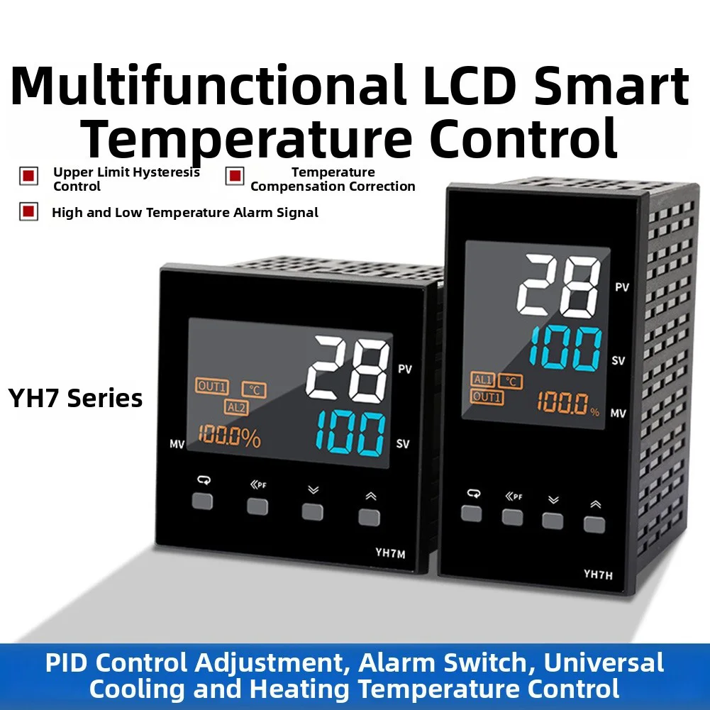 PID Temperature Controller Kit K Type Thermocouple Dual Display Alarm Relay SSR- 40DA Heating Cooling Control Tool Set
PID Temperature Controller Kit K Type Thermocouple Dual Display Alarm Relay SSR- 40DA Heating Cooling Control Tool Set
