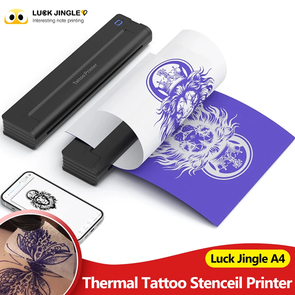 Мини-портативный термопринтер формата А4, многофункциональный трафаретный принтер для татуировки, Bluetooth HD-печать, тату-машина и бумага для переноса
Мини-портативный термопринтер формата А4, многофункциональный трафаретный принтер для татуировки, Bluetooth HD-печать, тату-машина и бумага для переноса