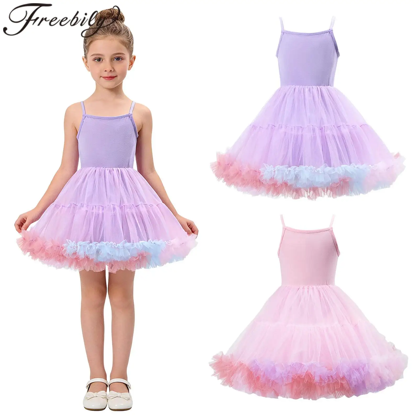 Girl Festival Party Dresses Ruffle Tulle Princess Dress Rainbow Gradient Tutu Dress Girls Ballet Dance Ball Performance Costume
Girl Festival Party Dresses Ruffle Tulle Princess Dress Rainbow Gradient Tutu Dress Girls Ballet Dance Ball Performance Costume