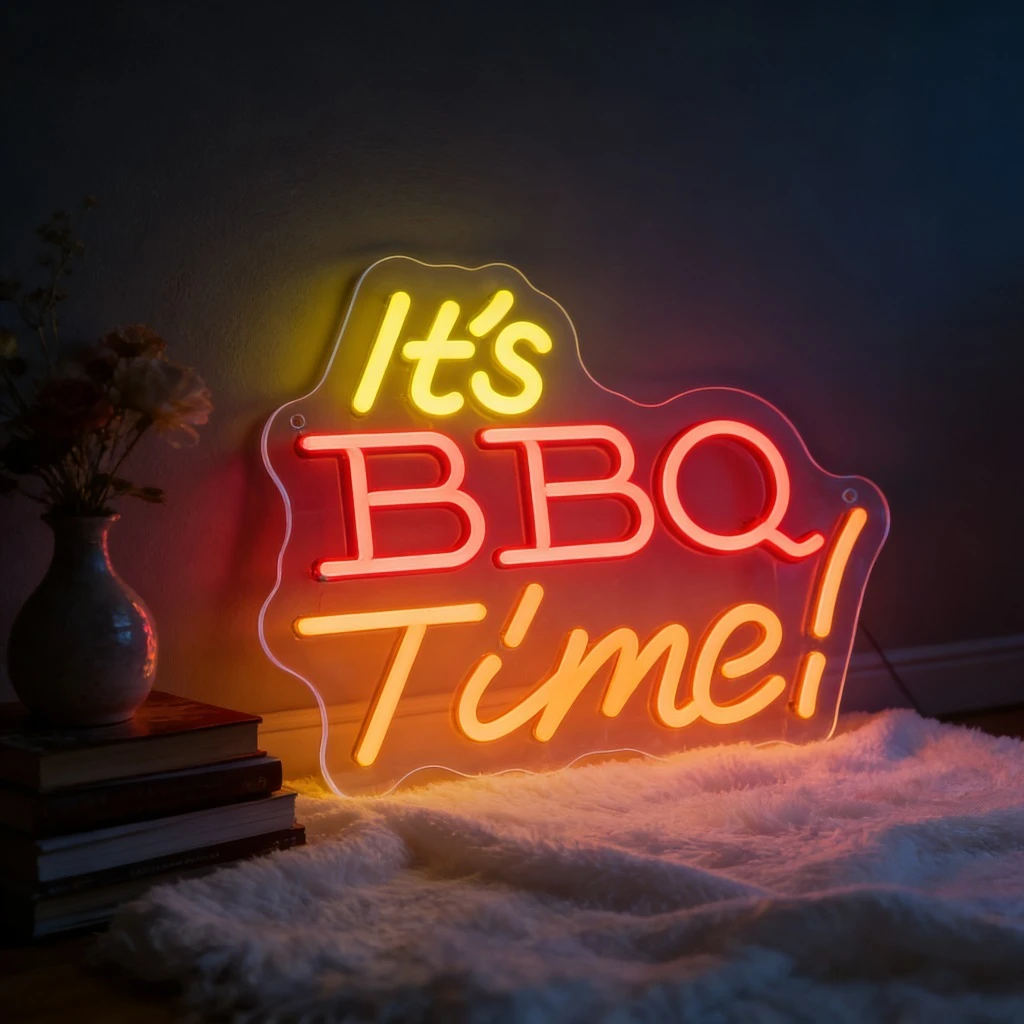 Неоновая вывеска «Время барбекю» с LED-подсветкой, USB, регулируемая, красная, желтая, оранжевая, для двора, сада, гриль-вечеринок, ресторана, декора для приготовления пищи на открытом воздухе
Неоновая вывеска «Время барбекю» с LED-подсветкой, USB, регулируемая, красная, желтая, оранжевая, для двора, сада, гриль-вечеринок, ресторана, декора для приготовления пищи на открытом воздухе
