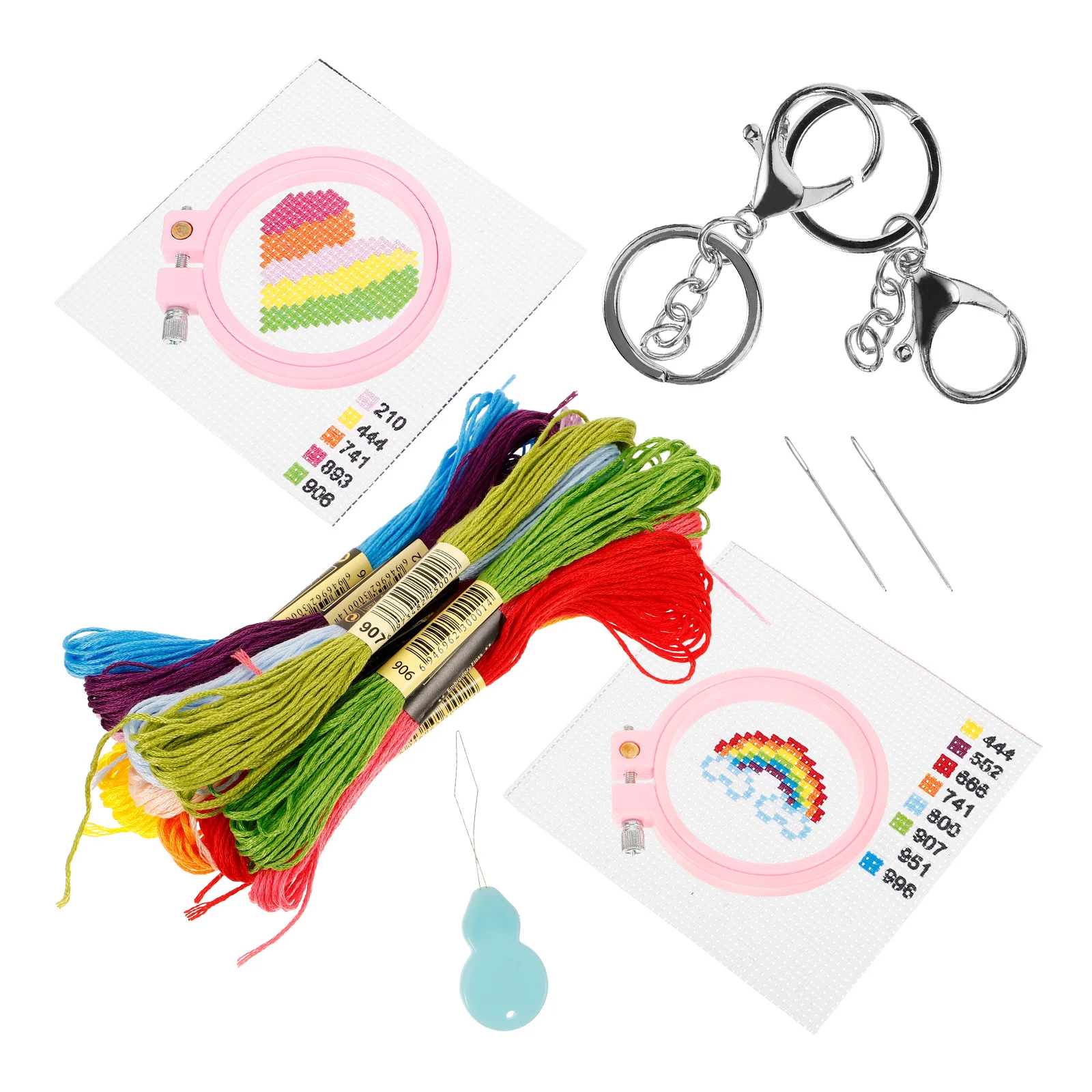 2 Sets Embroidery Kit Diy Cross Stitch Kits For Beginners Floss Supplies Handheld Craft Home Decoration Cat Pattern Stitching
2 Sets Embroidery Kit Diy Cross Stitch Kits For Beginners Floss Supplies Handheld Craft Home Decoration Cat Pattern Stitching