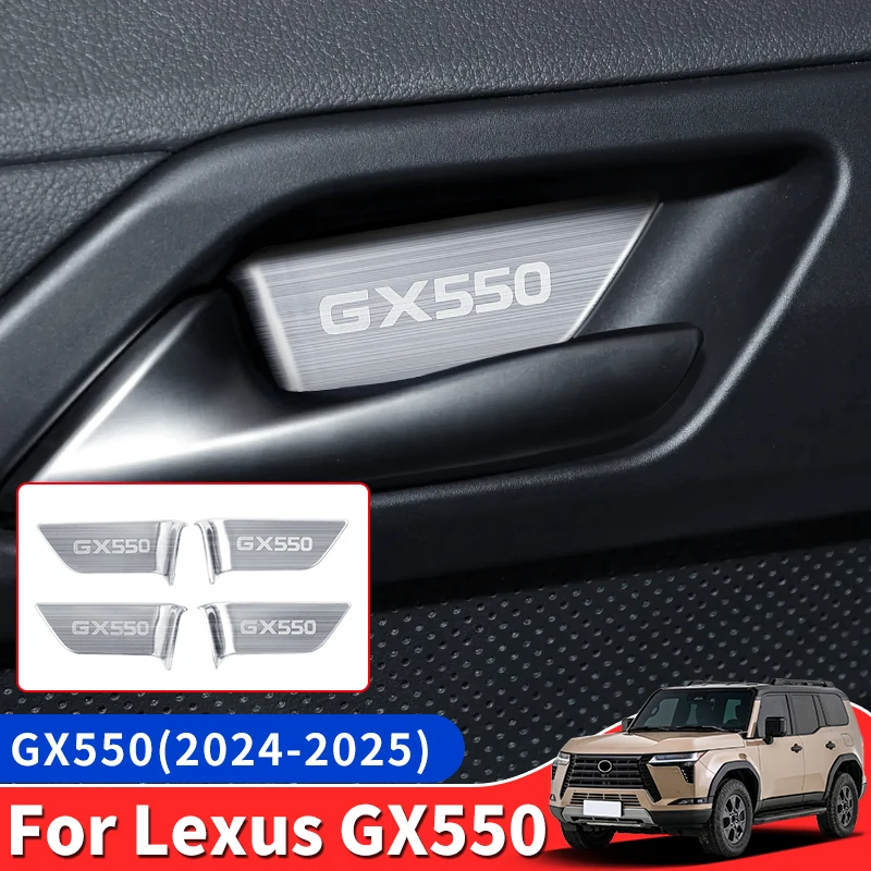 Для Lexus GX550 550h наклейка на запястье внутренней двери, обновленные аксессуары для интерьера, наклейки на дверные ручки автомобиля, украшение 2024-2025, тюнинг
Для Lexus GX550 550h наклейка на запястье внутренней двери, обновленные аксессуары для интерьера, наклейки на дверные ручки автомобиля, украшение 2024-2025, тюнинг