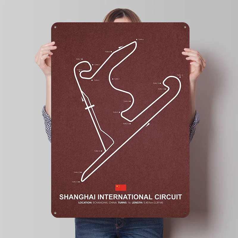Shanghai Circuit Racing Оловянная вывеска Настенный художественный постер Угловой кофе-бар Аксессуары Винтажные металлические вывески для мужчин Пещера Украшение Ретро
Shanghai Circuit Racing Оловянная вывеска Настенный художественный постер Угловой кофе-бар Аксессуары Винтажные металлические вывески для мужчин Пещера Украшение Ретро