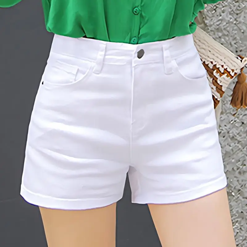 Women's Clothing White Denim Shorts New Arrival Summer High Waist Thin Loose Stylish Slimming Versatile Casual Outerwear Shorts
Women's Clothing White Denim Shorts New Arrival Summer High Waist Thin Loose Stylish Slimming Versatile Casual Outerwear Shorts