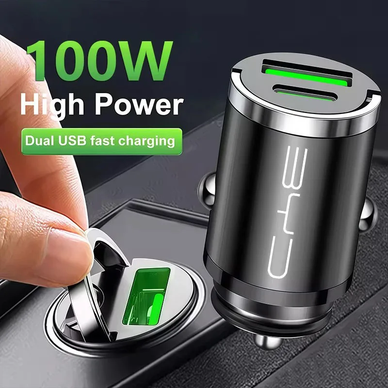 mini car mobile phone charger 100W fast charging for Android iPhone USB Type C For BYD F3 E6 Yuan Plus Atto F0 G3 I3 Ea1 Song
mini car mobile phone charger 100W fast charging for Android iPhone USB Type C For BYD F3 E6 Yuan Plus Atto F0 G3 I3 Ea1 Song