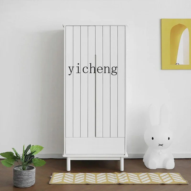 TQH6.23 Children's Solid Wardrobe Modern Minimalist Small Apartment Hanging Wardrobe White Double Door Bedroom Storage Cabinet
TQH6.23 Children's Solid Wardrobe Modern Minimalist Small Apartment Hanging Wardrobe White Double Door Bedroom Storage Cabinet