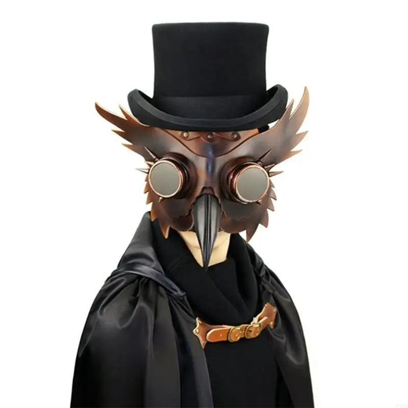 P88A Punk Plague Doctor Bird Mask Steampunk Long Bird Beak Mask Halloween Plague Doctor Mask for Masquerade-Performance Party
P88A Punk Plague Doctor Bird Mask Steampunk Long Bird Beak Mask Halloween Plague Doctor Mask for Masquerade-Performance Party