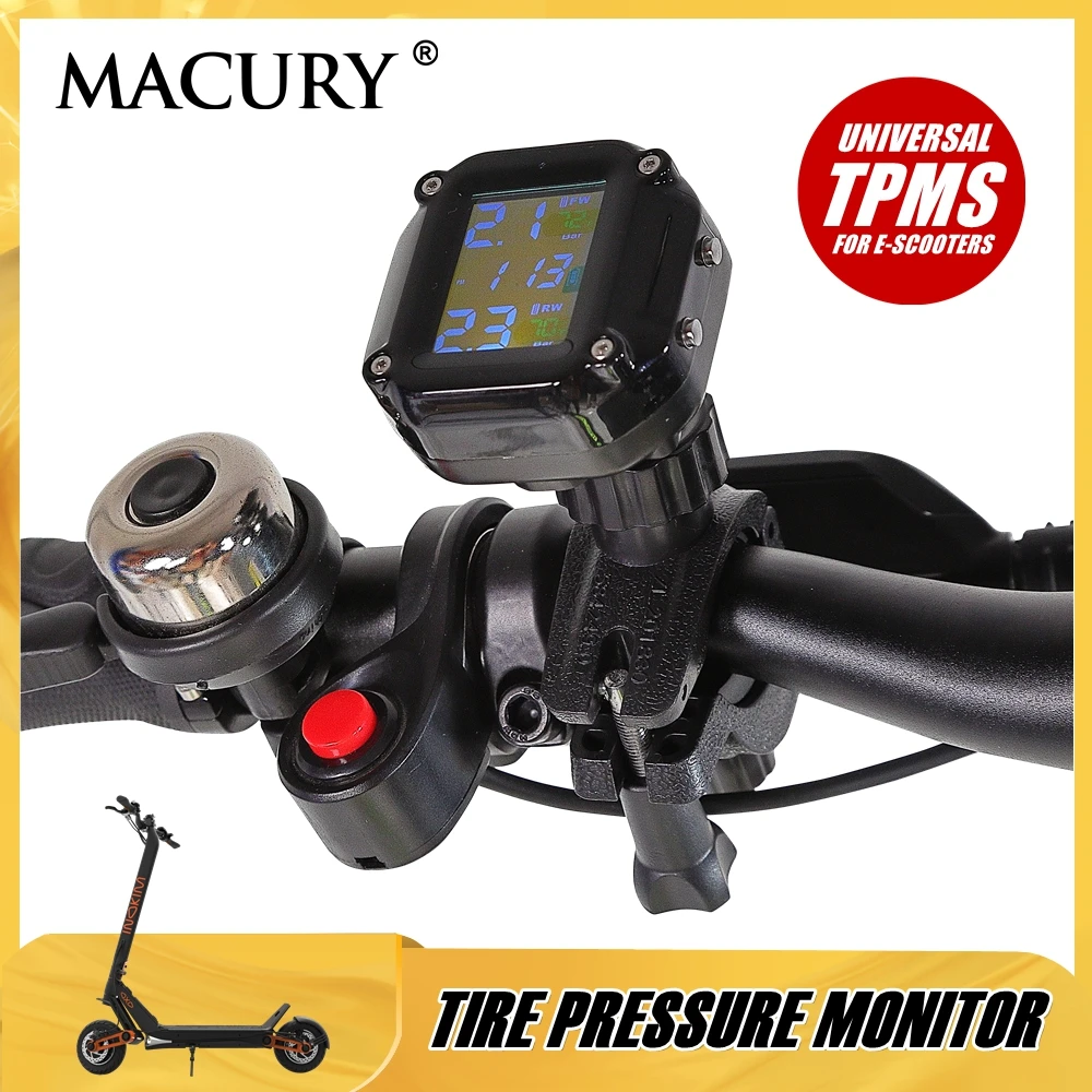 Universal Tire Pressure Monitor for Electric Scooter AUSOM KUGOO KUKIRIN INOKIM DUALTRON TEVERUN VSETT KAABO NINEBOT SEGWAY TPMS
Universal Tire Pressure Monitor for Electric Scooter AUSOM KUGOO KUKIRIN INOKIM DUALTRON TEVERUN VSETT KAABO NINEBOT SEGWAY TPMS