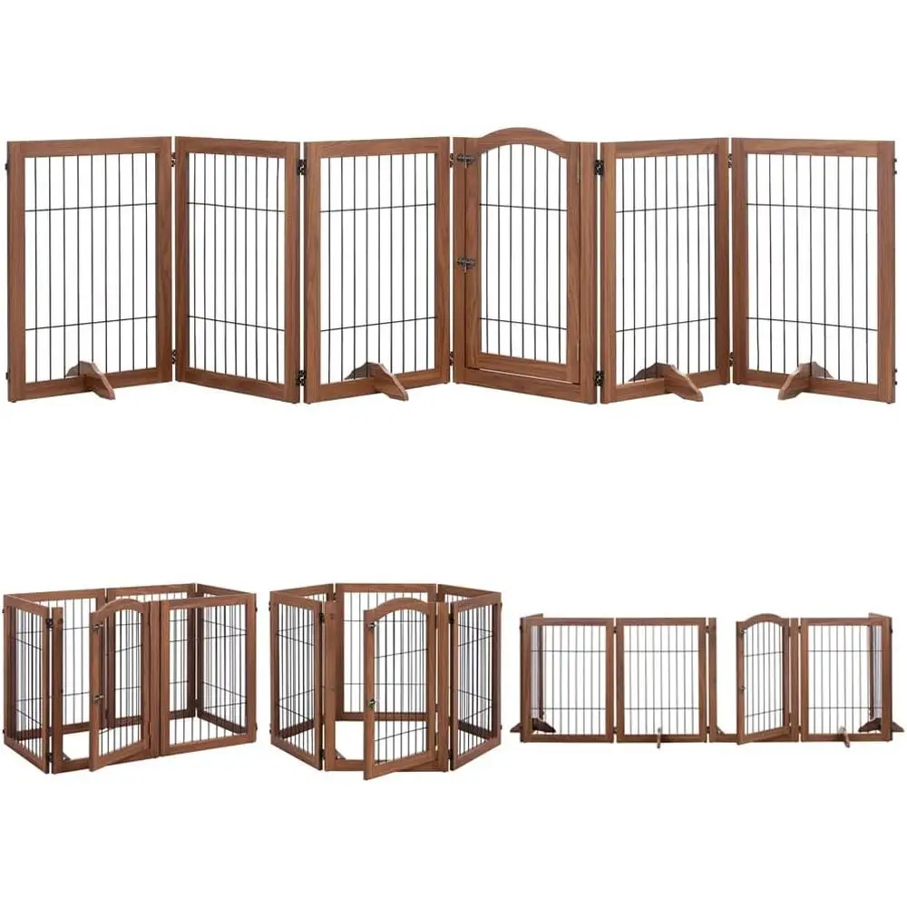 Раздвижная перегородка для животных из 6 секций с дверцей, регулируемая для лестниц и проемов, подходит для собак и кошек, для использования в помещении
Раздвижная перегородка для животных из 6 секций с дверцей, регулируемая для лестниц и проемов, подходит для собак и кошек, для использования в помещении