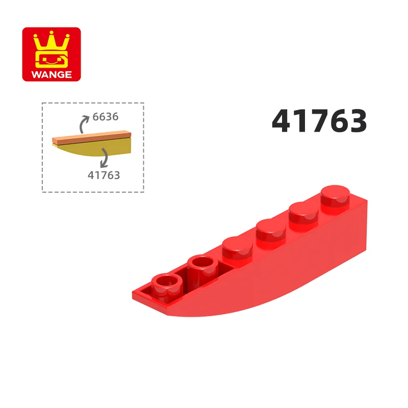 WANGE 41763 100g/53PCS 6x1 Reverse Curved Building Block Moc Accessories Compatible with Bricks DIY Children's Toy Assembly Box
WANGE 41763 100g/53PCS 6x1 Reverse Curved Building Block Moc Accessories Compatible with Bricks DIY Children's Toy Assembly Box