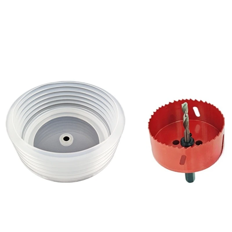Electrician Hole Saw Dust Cover, 75-125mm Bimetal Material, Protection Accessory For Downlight Gypsum Ceiling Drills
Electrician Hole Saw Dust Cover, 75-125mm Bimetal Material, Protection Accessory For Downlight Gypsum Ceiling Drills