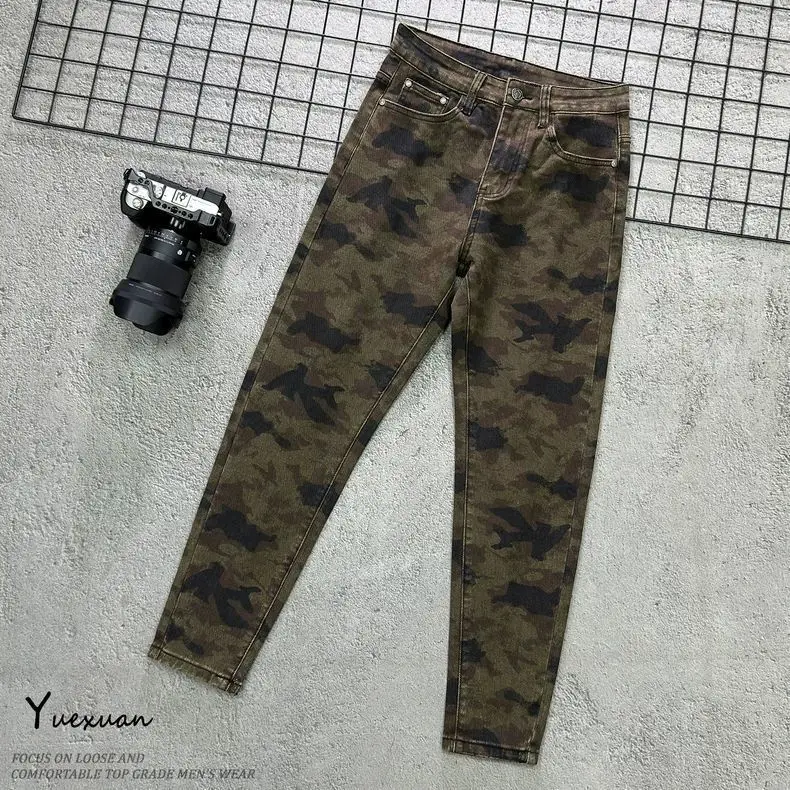 Retro American Camouflage Denim Jeans Men's New 2026 Trendy Outdoor Logging Casual Workwear Pants Straight Leg Fit
Retro American Camouflage Denim Jeans Men's New 2026 Trendy Outdoor Logging Casual Workwear Pants Straight Leg Fit