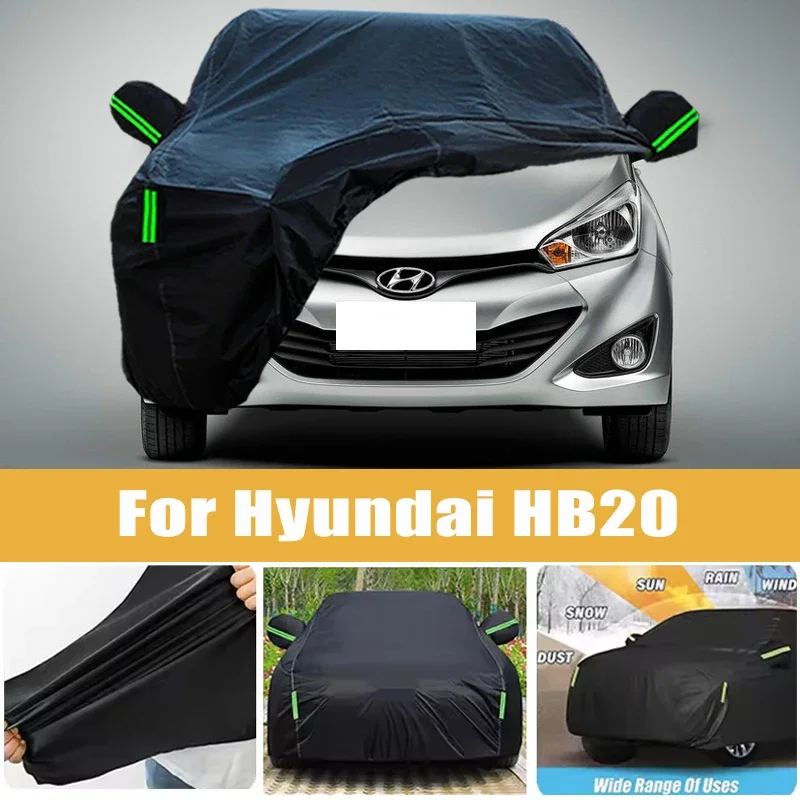 For Hyundai HB20 Full Car Cover Four Seasons Outdoor Sun Anti UV Rain Snow Dust Protection Oxford Cloth Accessories
For Hyundai HB20 Full Car Cover Four Seasons Outdoor Sun Anti UV Rain Snow Dust Protection Oxford Cloth Accessories