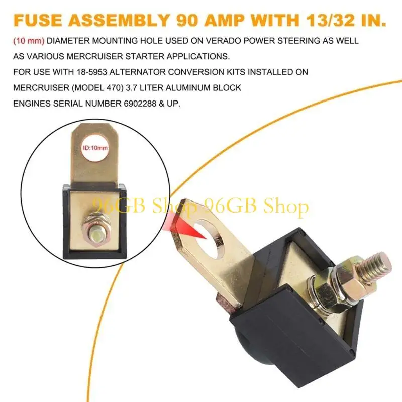 96GB 90 Amp Starter Fuses Assembly For 18-8220 9-15510 88-79023A91
96GB 90 Amp Starter Fuses Assembly For 18-8220 9-15510 88-79023A91