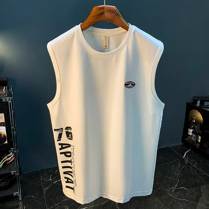 Summer Solid Color VestTMen's Loose Printed Basketball Sports Undershirt Casual round Neck Heavy Sleeveless Top
Summer Solid Color VestTMen's Loose Printed Basketball Sports Undershirt Casual round Neck Heavy Sleeveless Top