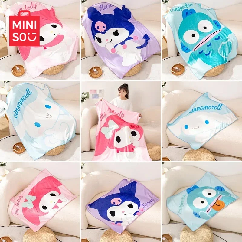 Miniso Kuromi Cinnamoroll фланелевое одеяло, зимний диван, утолщенное теплое одеяло для сна, офисное многофункциональное дорожное одеяло
Miniso Kuromi Cinnamoroll фланелевое одеяло, зимний диван, утолщенное теплое одеяло для сна, офисное многофункциональное дорожное одеяло