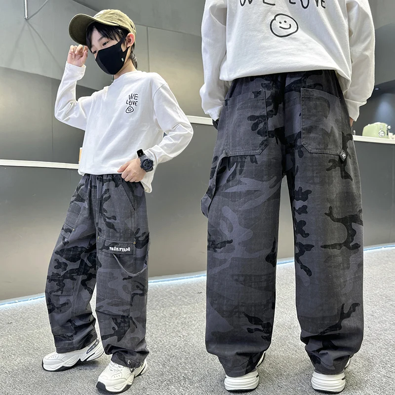 Kids Pants Ages 4-14Y Tween Boy Utility Pants Teenage Child Autumn Bottom Toddler Fashion Camouflage Long Pants Boy Cargo Pants
Kids Pants Ages 4-14Y Tween Boy Utility Pants Teenage Child Autumn Bottom Toddler Fashion Camouflage Long Pants Boy Cargo Pants