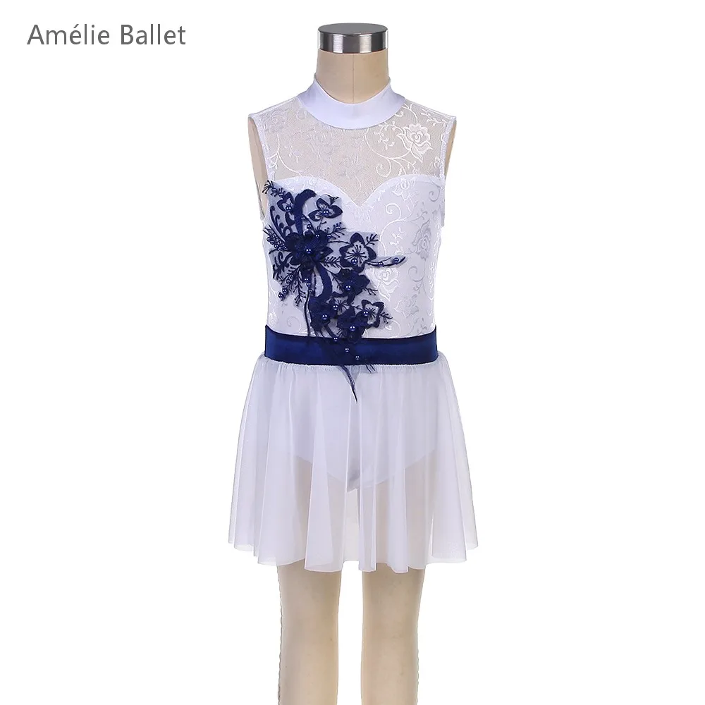 25116 New Ballet Costume White Spandex Bodice with Blue Trim Ballet Dress Ballet & Lyrical & Contemporary Dance Costumes
25116 New Ballet Costume White Spandex Bodice with Blue Trim Ballet Dress Ballet & Lyrical & Contemporary Dance Costumes